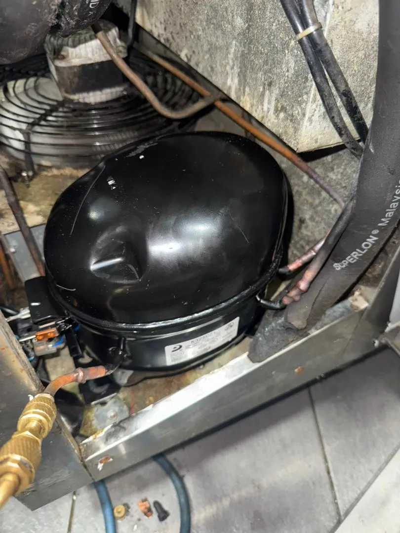 Industrial freezer leak repair